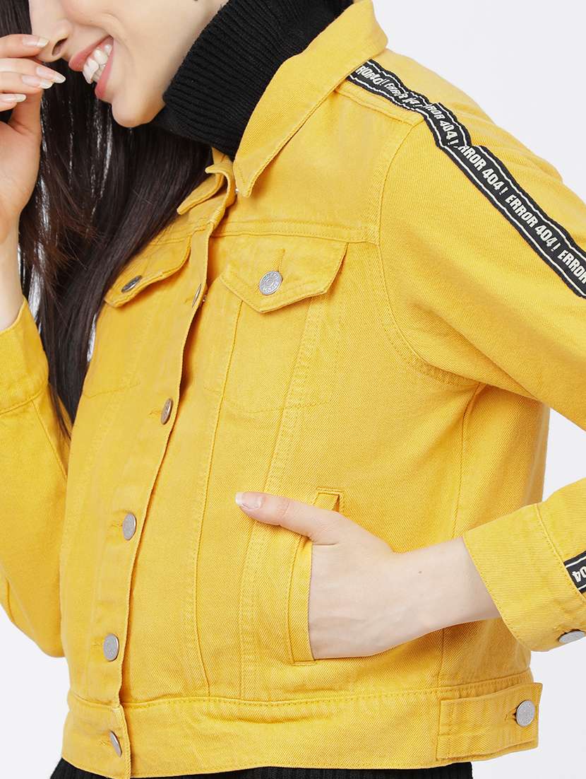 Women Taped Long Sleeves Jacket - 22499339 -  Standard Image - 1