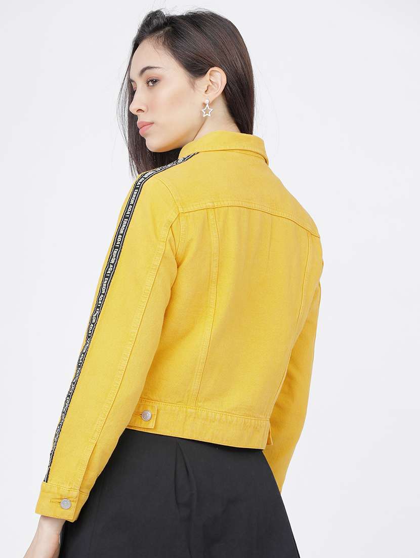 Women Taped Long Sleeves Jacket - 22499339 -  Standard Image - 4