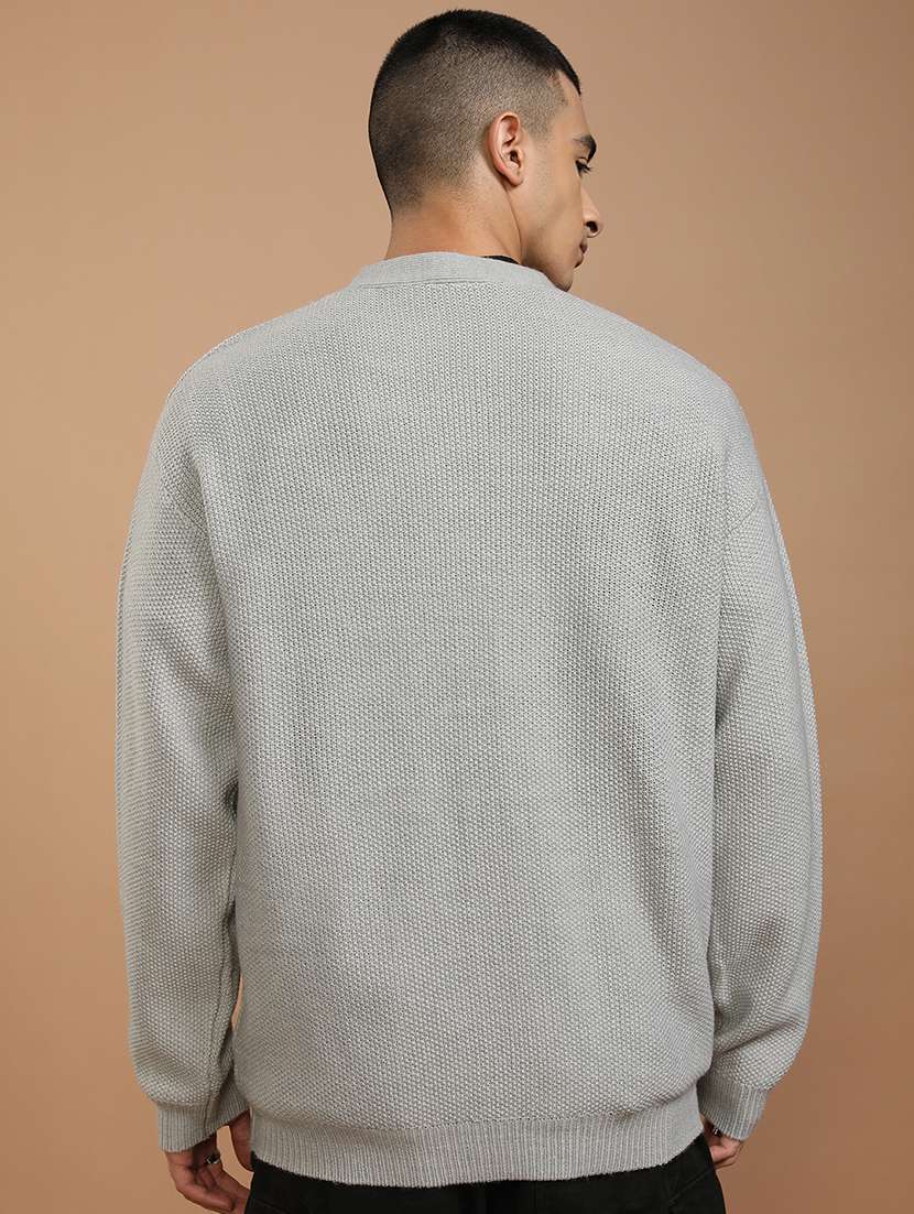 men self design long sleeve cardigan sweater - 22499353 -  Standard Image - 4