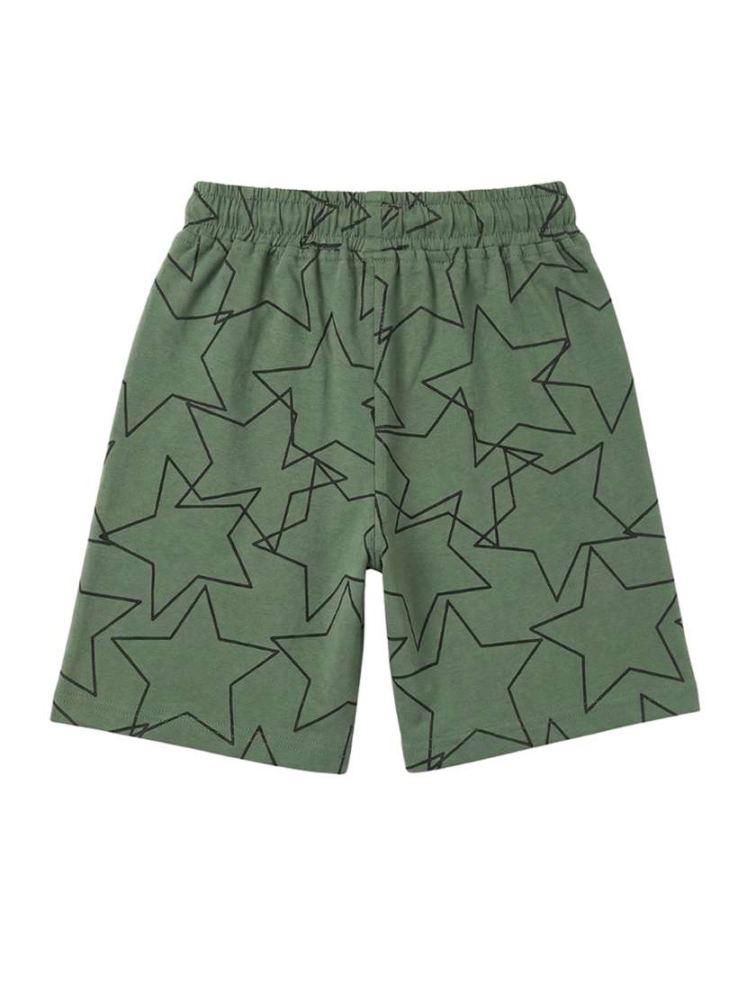 boys printed elastic waist regular fit shorts - 22499663 -  Standard Image - 1