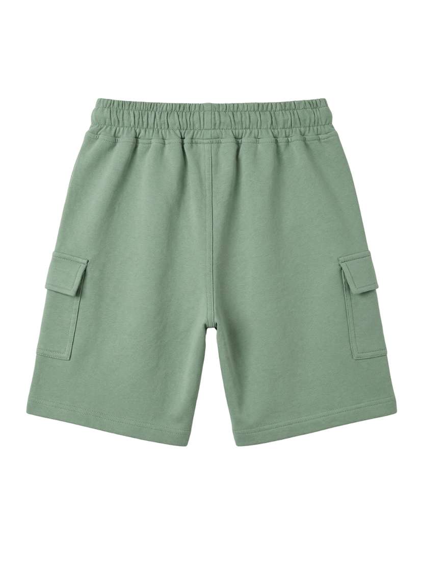 boys solid mid rise regular shorts - 22499666 -  Standard Image - 1