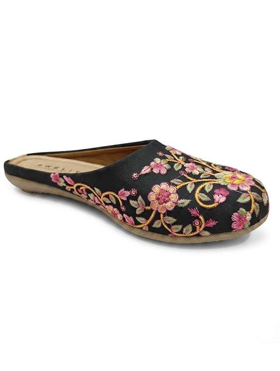 women embroidered slip on mules - 22499680 -  Standard Image - 1