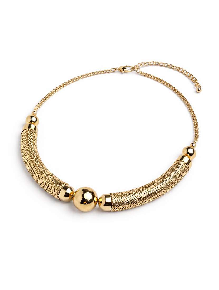 elegant textured statement choker necklace for women - 22499748 -  Standard Image - 4