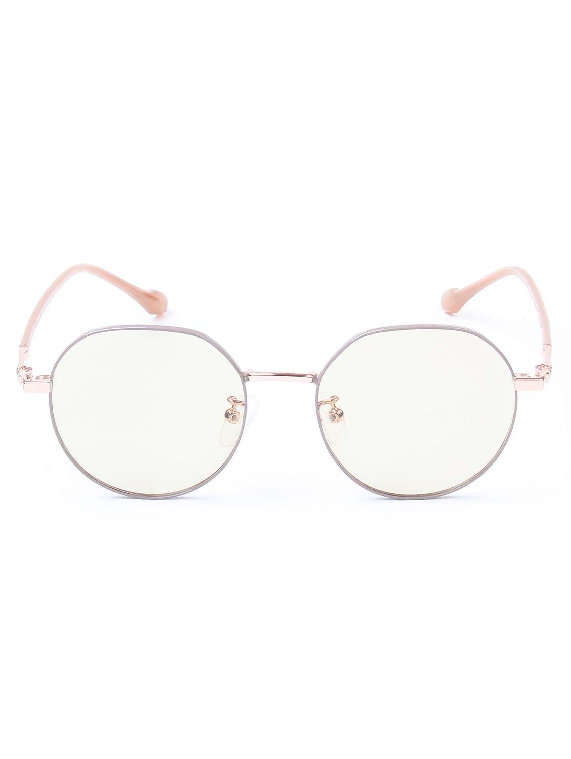 Ted Smith Unisex Clear Premium Metal Sunglasses With Polarized Lenses. - 22499912 -  Standard Image - 1
