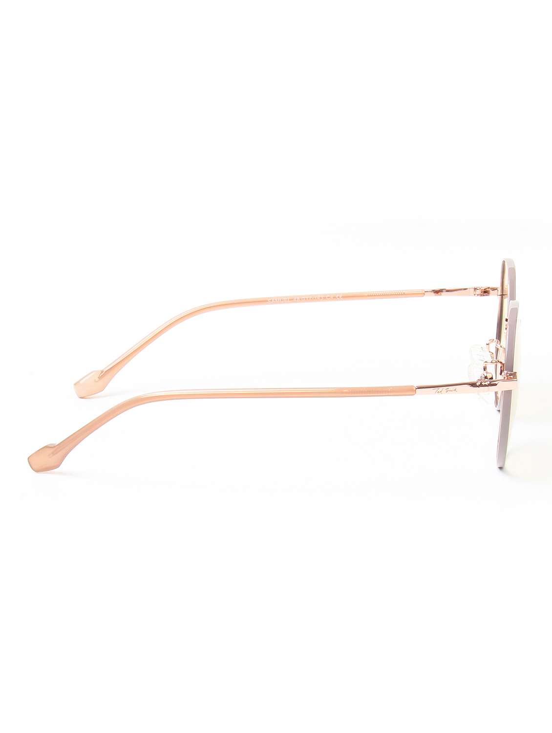 Ted Smith Unisex Clear Premium Metal Sunglasses With Polarized Lenses. - 22499912 -  Standard Image - 4