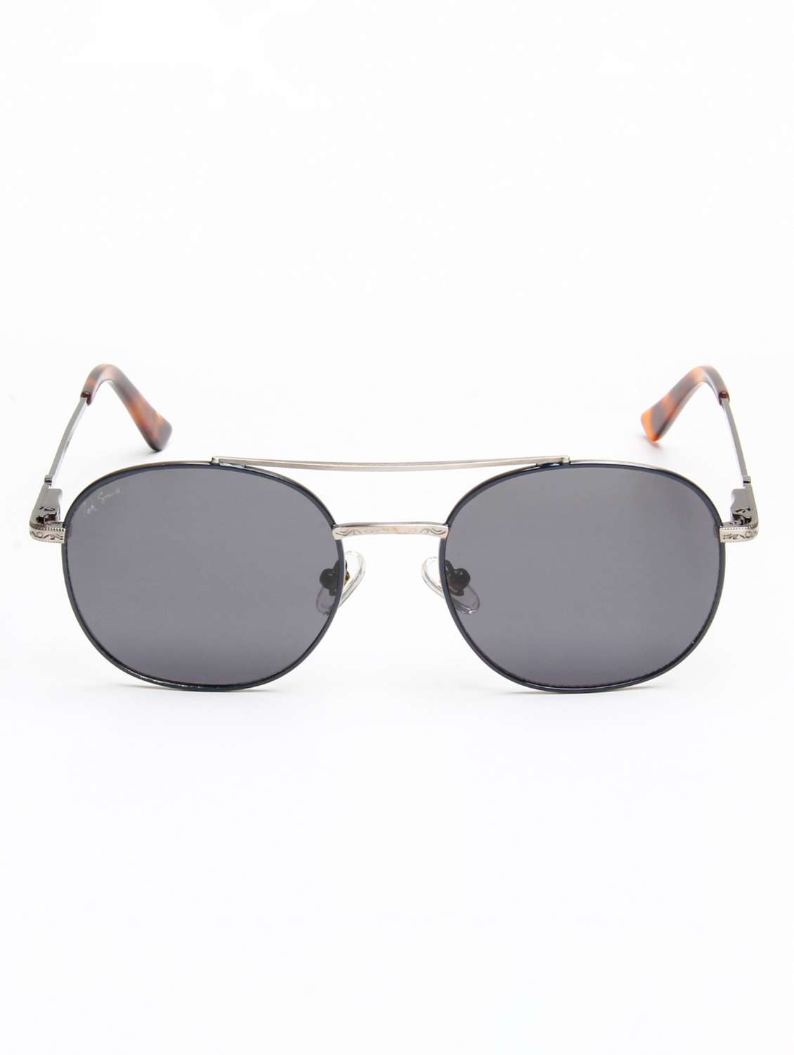 ted smith unisex aesthetic-brat gold-blue rimless sunglasses with uv protected lens - 22499934 -  Standard Image - 1