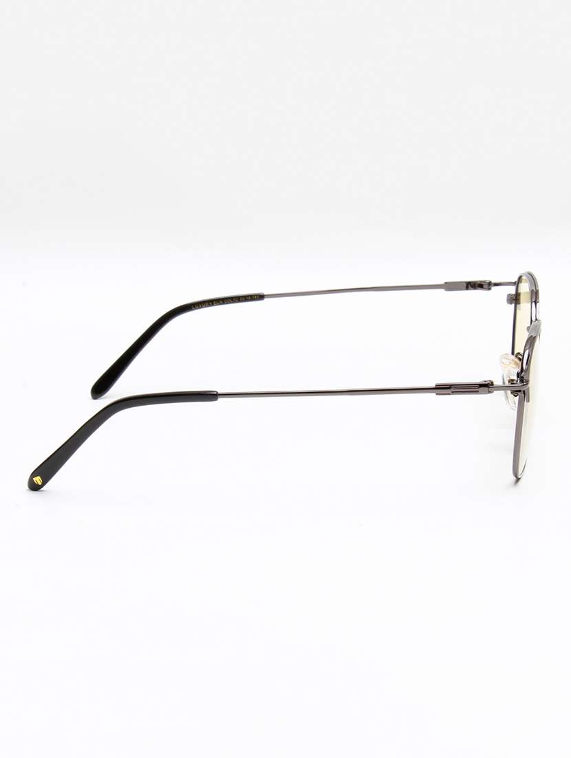 ted smith unisex brown lens & brown browline sunglasses - 22499955 -  Standard Image - 4