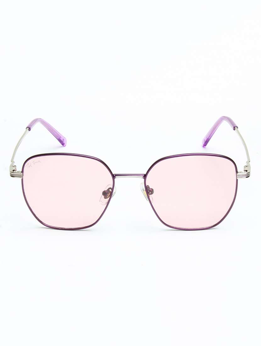 Ted Smith Unisex Pink Lens & Purple Wayfarer Sunglasses With - 22499974 -  Standard Image - 1
