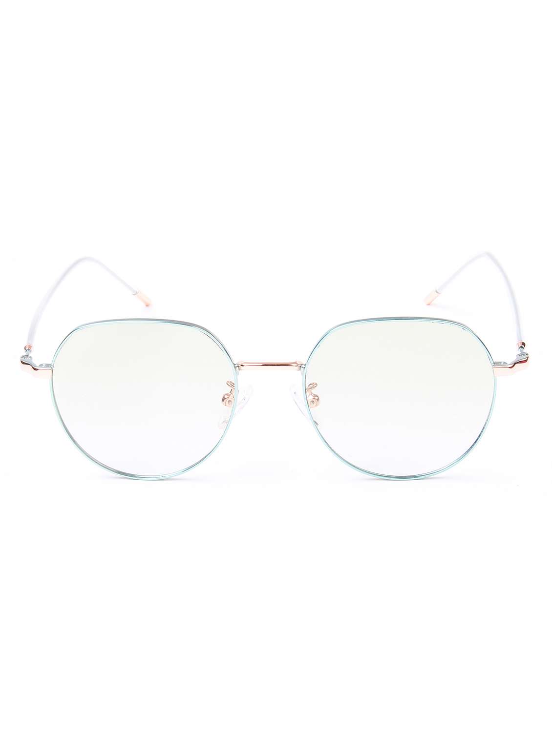 ted smith unisex round metal blue-green sunglasses with polarized lenses - 22499989 -  Standard Image - 1
