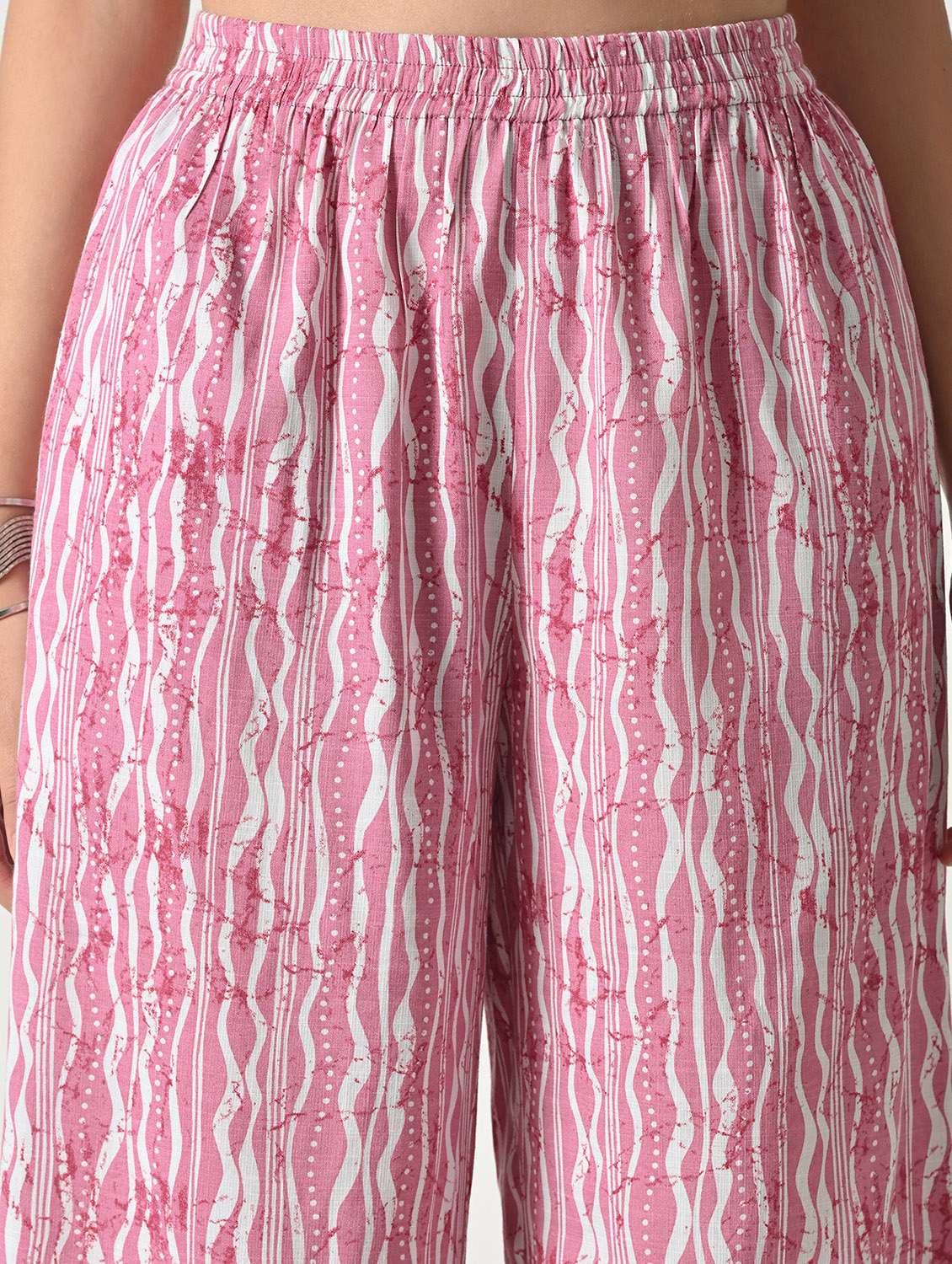 women printed mid rise straight palazzo - 22500119 -  Standard Image - 1