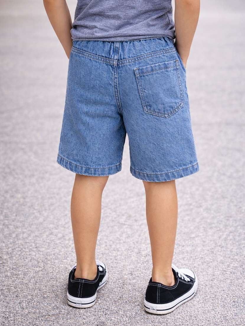 boys printed mid rise shorts - 22500179 -  Standard Image - 1