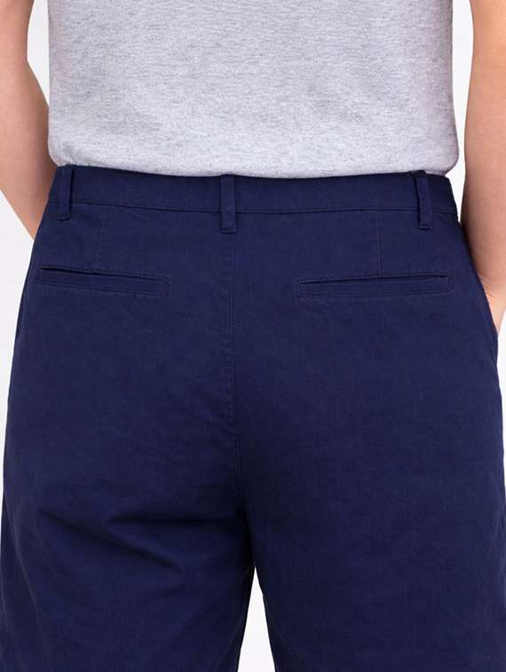 boys solid mid rise chinos casual trouser - 22500217 -  Standard Image - 4