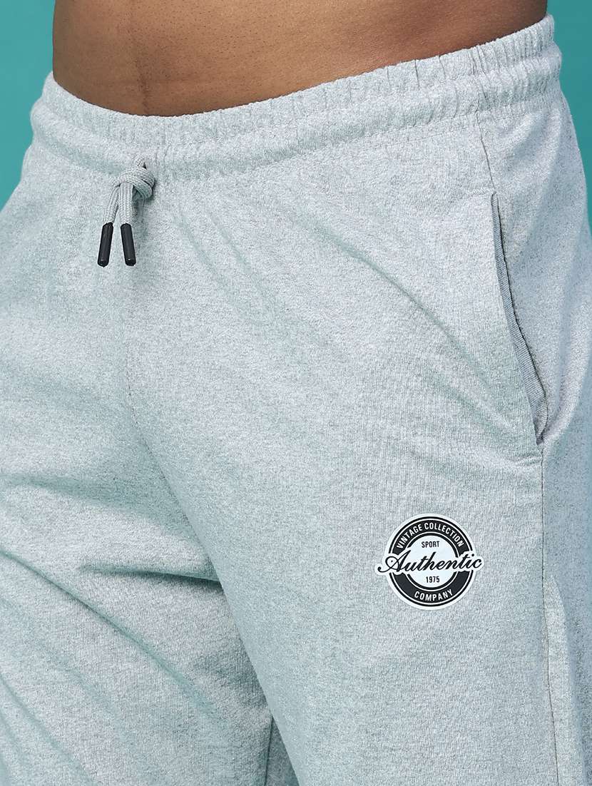 Men Melange Mid Rise Regular Fit Track Pant - 22500419 -  Standard Image - 1
