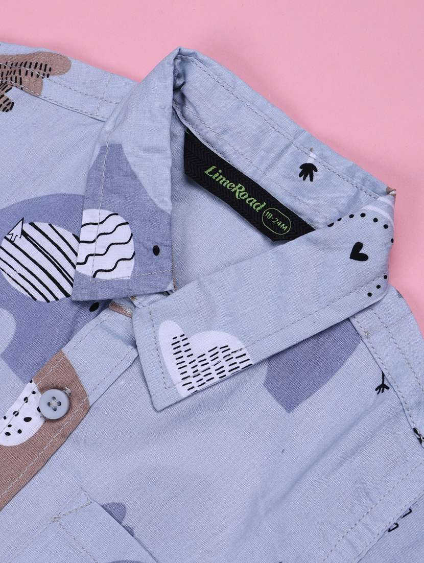 Boys Printed Long Sleeves Regular Shirt - 22501184 -  Standard Image - 4