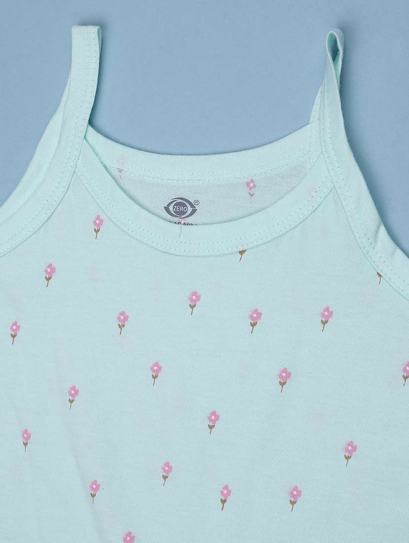Kids Pack Of 3 Printed Sleeveless Slips - 22501212 -  Standard Image - 4