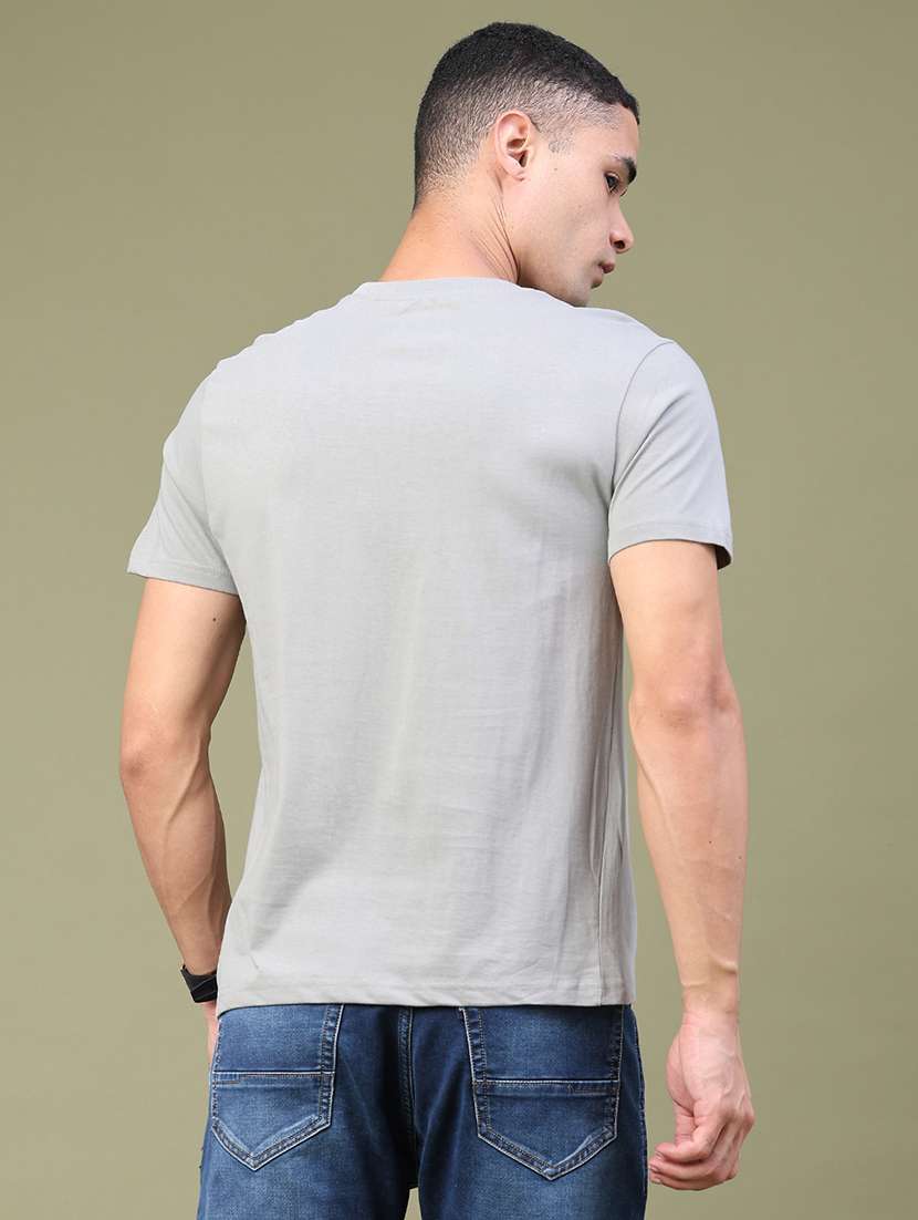 Men Printed Short Sleeve Regular Fit T-shirt - 22501388 -  Standard Image - 4