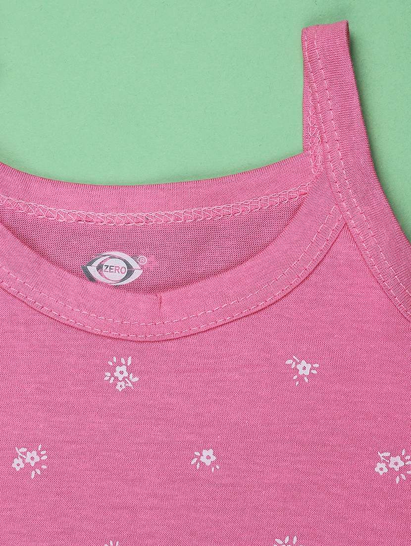 Kids Pack Of 3 Printed Sleeveless Slips - 22501414 -  Standard Image - 4