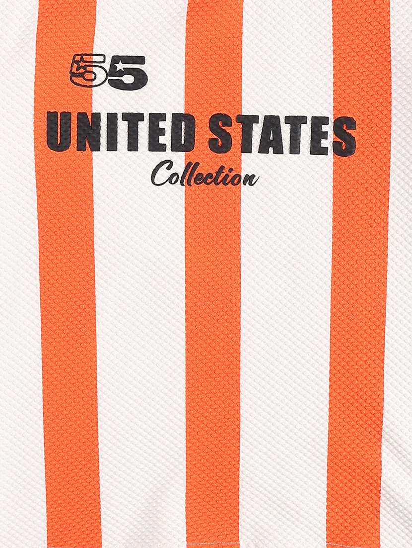 Boys Striped Short Sleeve T-shirt - 22501446 -  Standard Image - 4