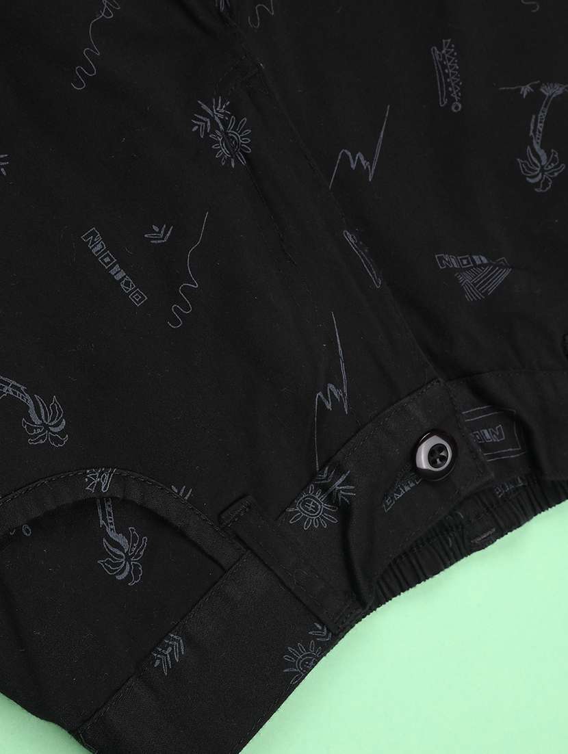 boys printed mid rise three fourth cargo shorts - 22501662 -  Standard Image - 4