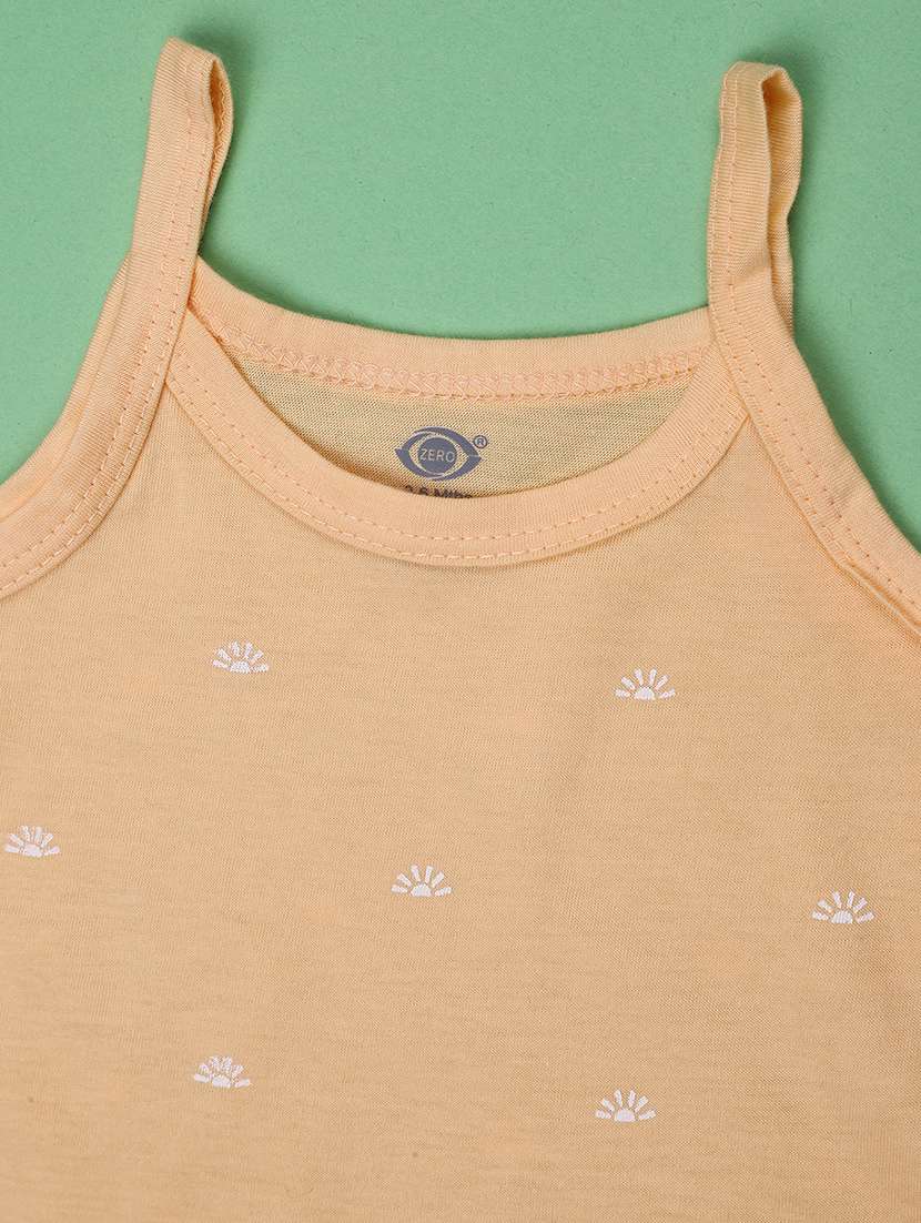 Kids Pack Of 3 Printed Sleeveless Slips - 22501694 -  Standard Image - 4