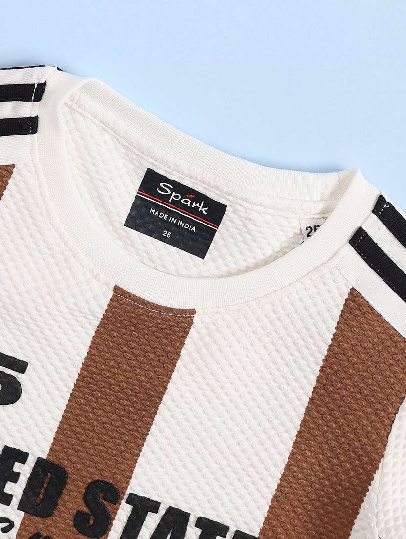Boys Striped Short Sleeve T-shirt - 22501737 -  Standard Image - 4