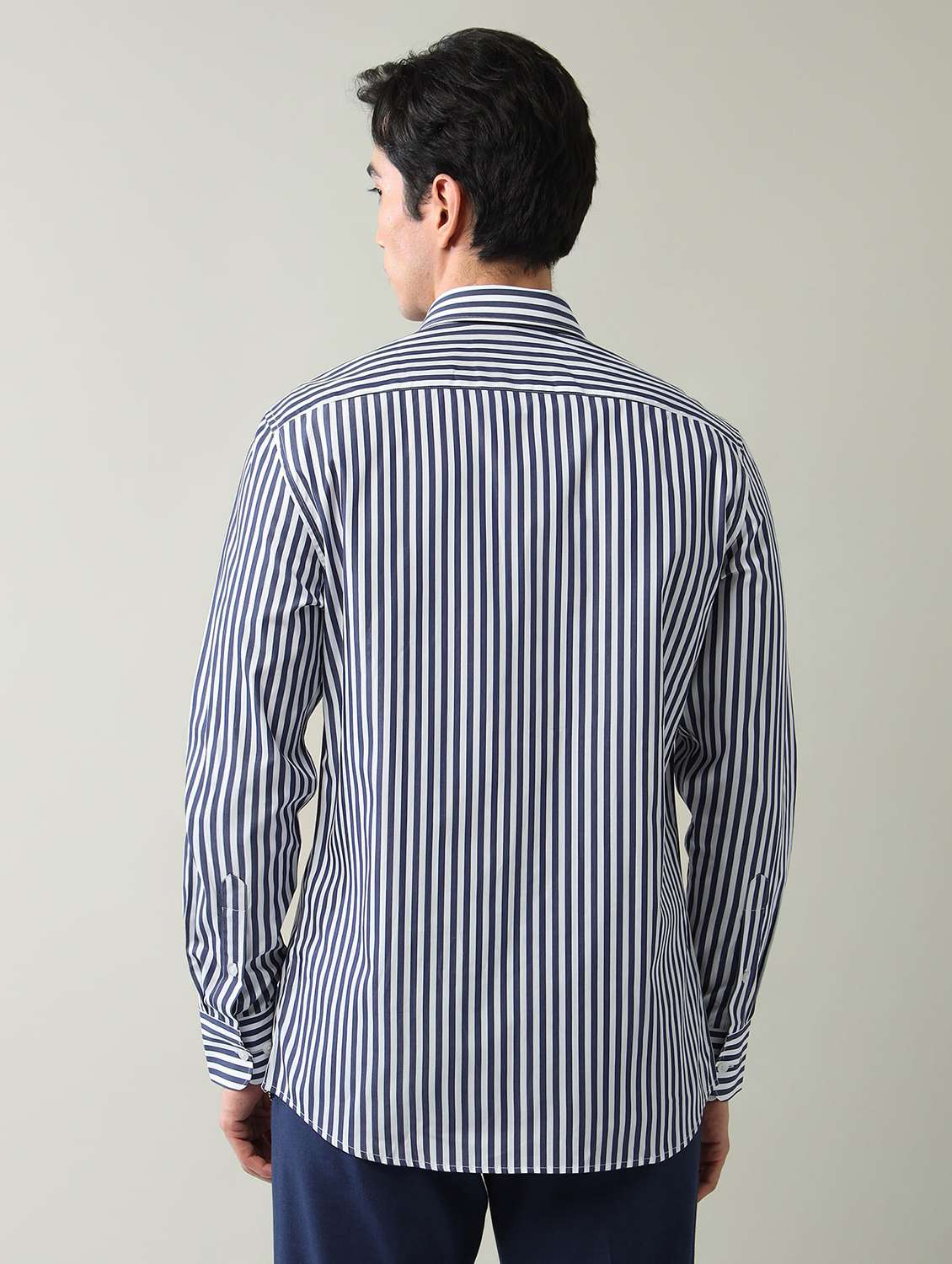 Men Striped Long Sleeve Regular Fit Casual Shirt - 22501917 -  Standard Image - 4