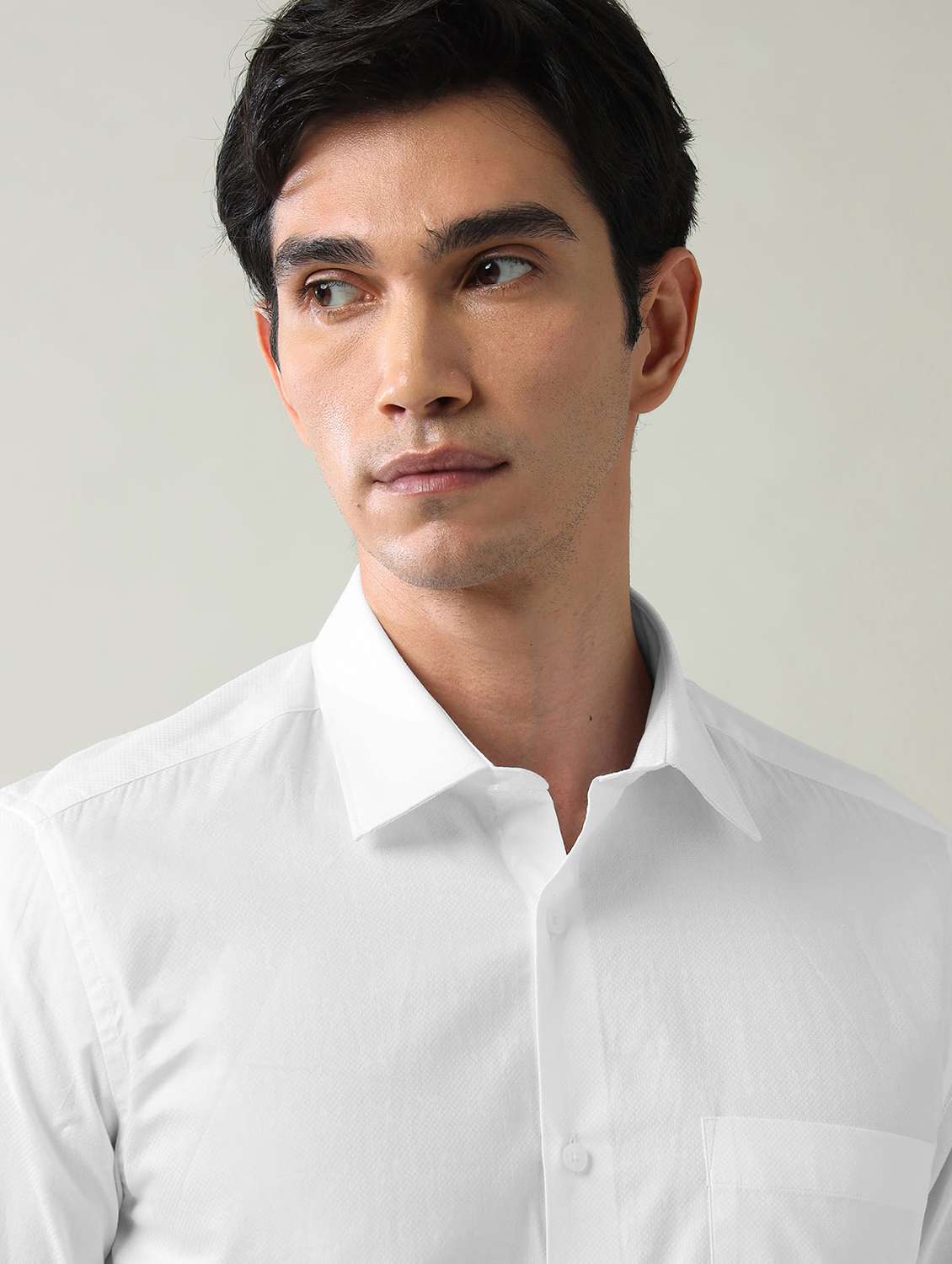 men solid long sleeve regular fit formal shirt - 22501945 -  Standard Image - 1