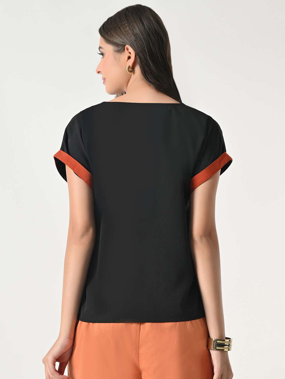 Women Embroidered V-neck Top - 22502017 -  Standard Image - 4