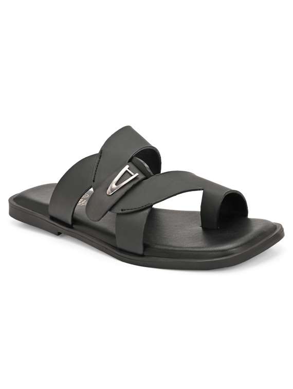 men solid one toe sandal  - 22502103 -  Standard Image - 1