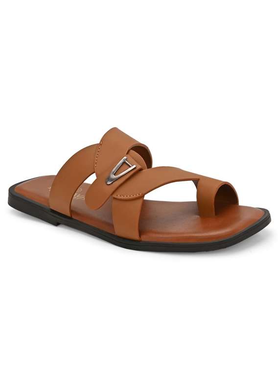 men solid one toe sandal  - 22502105 -  Standard Image - 1
