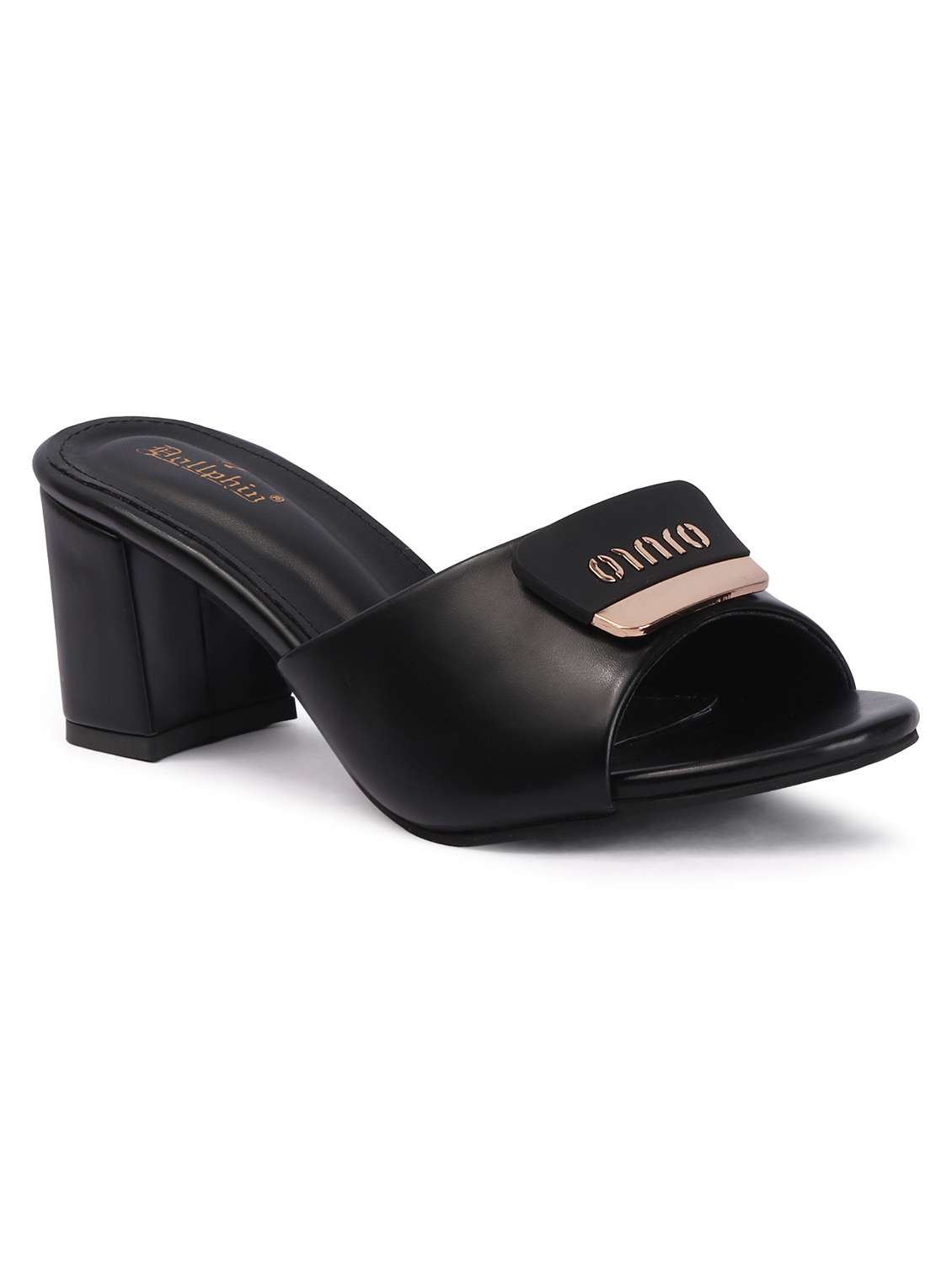 women black slip on sandal - 22502175 -  Standard Image - 1