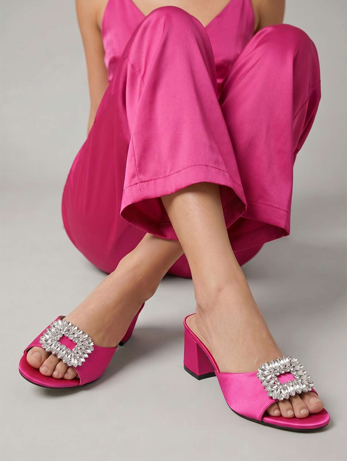 men embellished slip on sandal - 22502178 -  Standard Image - 4