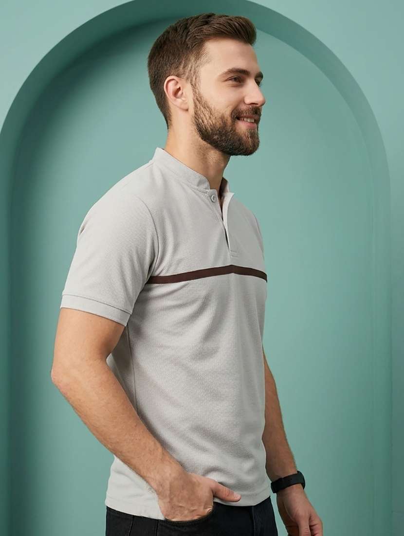men striped short sleeve regular fit t-shirt - 22502353 -  Standard Image - 1