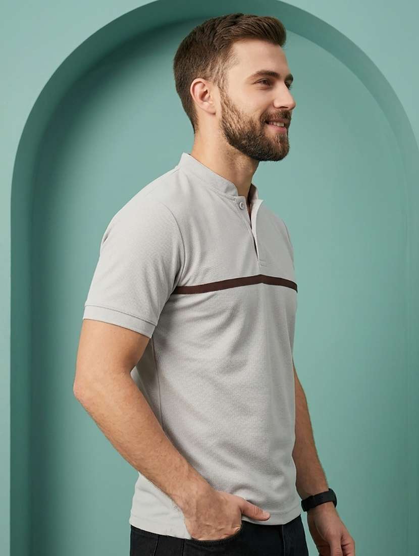 men striped short sleeve regular fit t-shirt - 22502408 -  Standard Image - 1