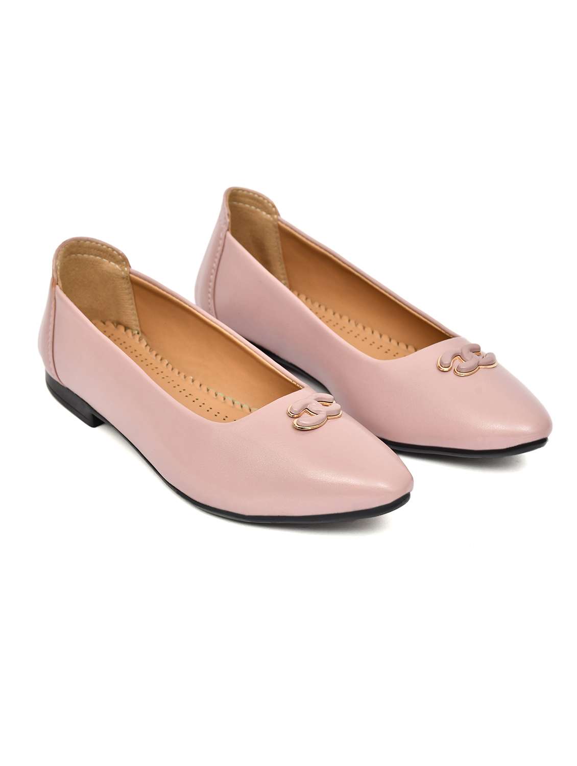 Women Pink Slip On Ballerina - 22502427 -  Standard Image - 1