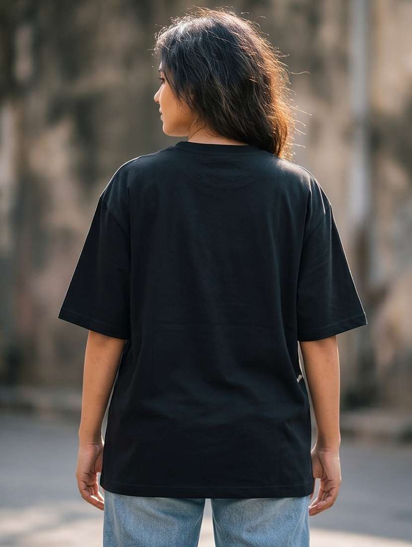 Women Printed Short Sleeve Oversized T-shirt - 22502455 -  Standard Image - 1