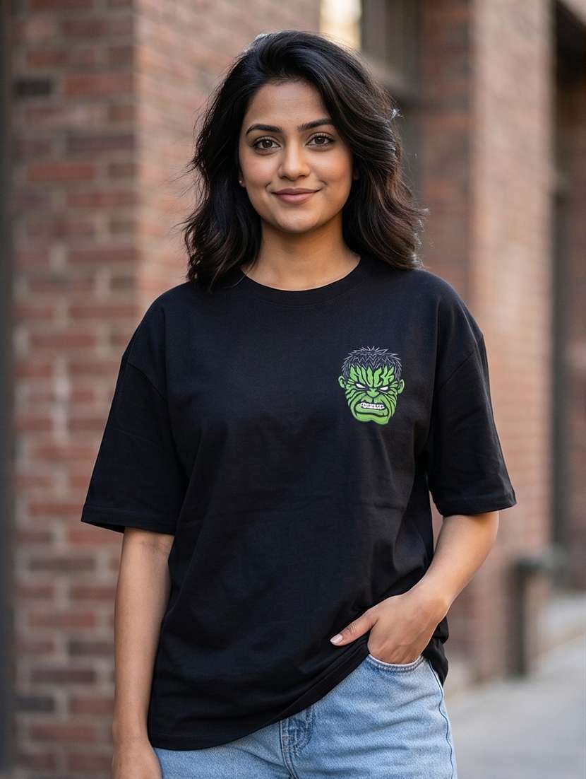 women graphic short sleeve oversized t-shirt