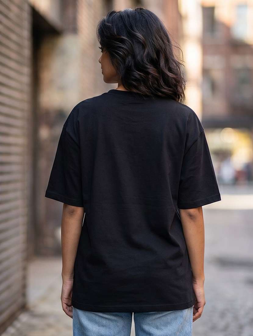 women graphic short sleeve oversized t-shirt - 22502456 -  Standard Image - 1