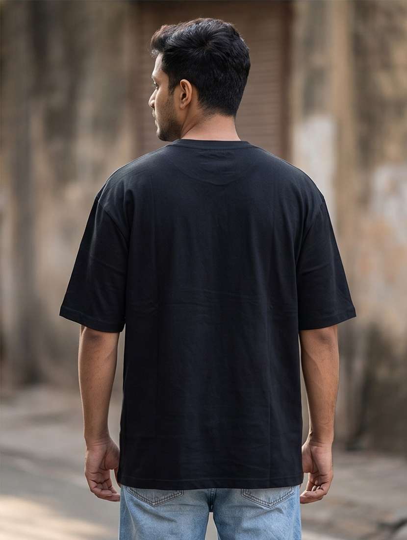men placement print short sleeve oversized t-shirt - 22502547 -  Standard Image - 1