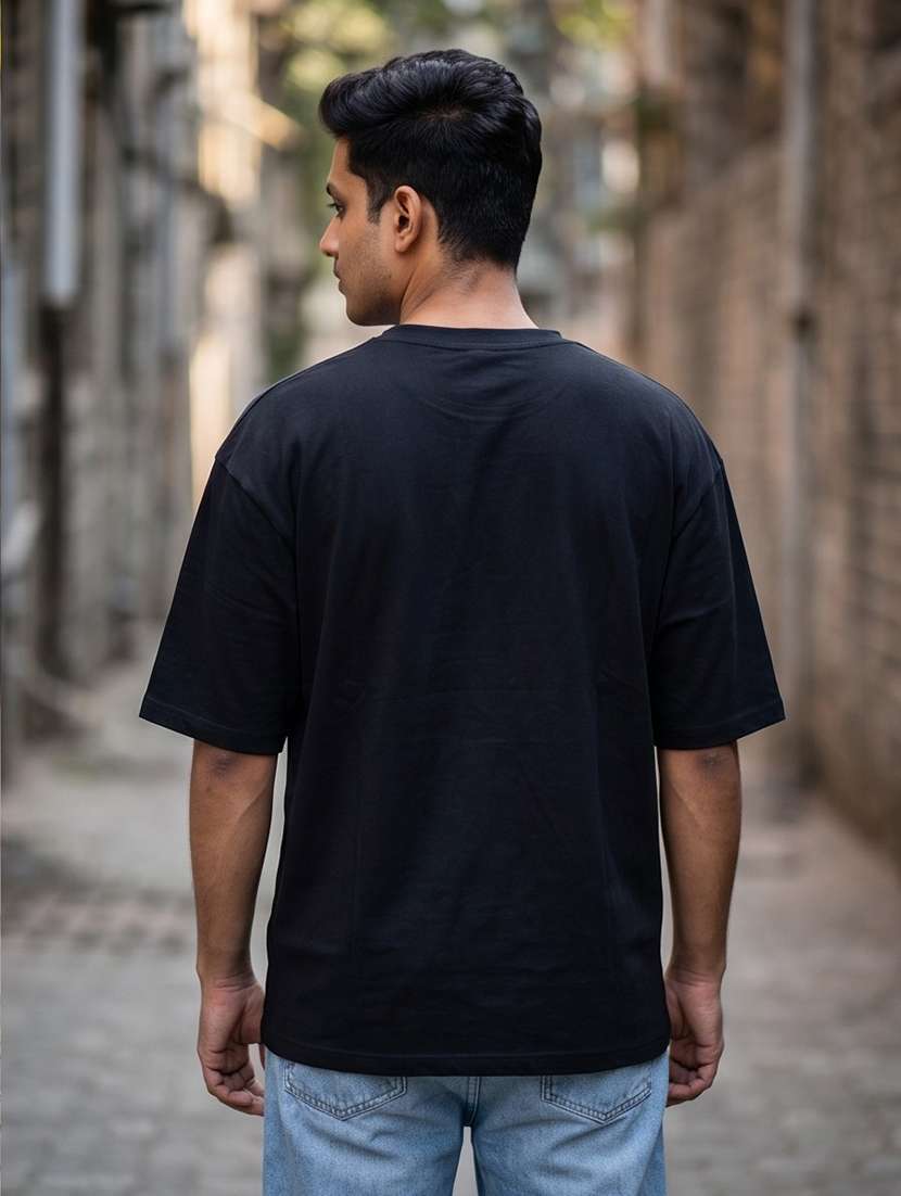 men placement print short sleeve oversized t-shirt - 22502548 -  Standard Image - 1