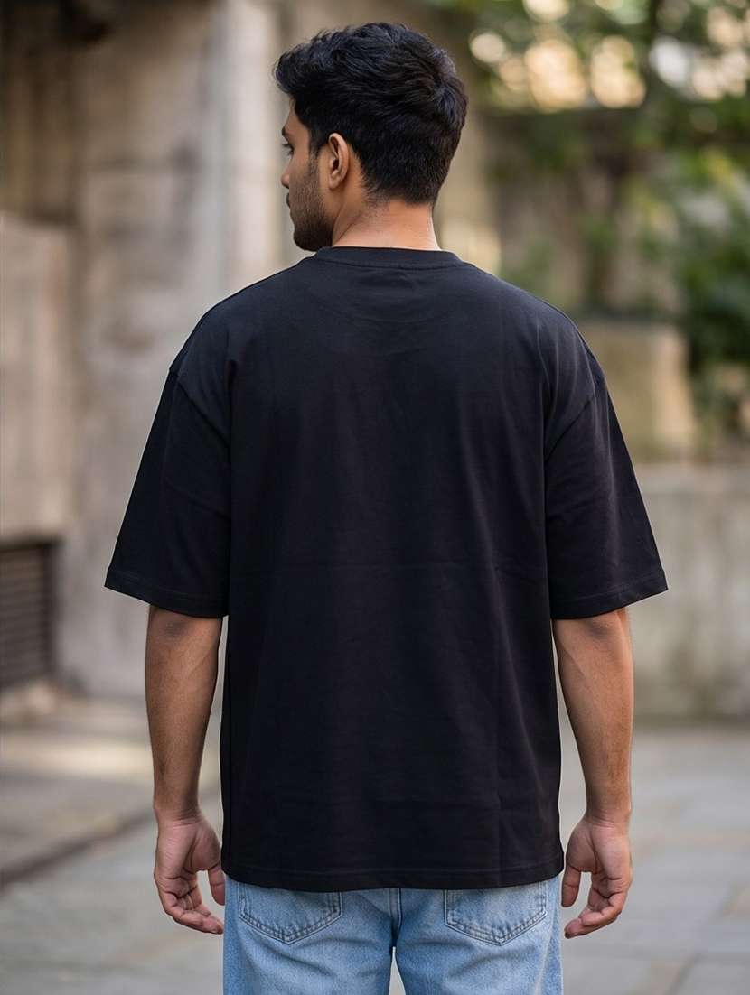 men placement print short sleeve oversized t-shirt - 22502551 -  Standard Image - 1