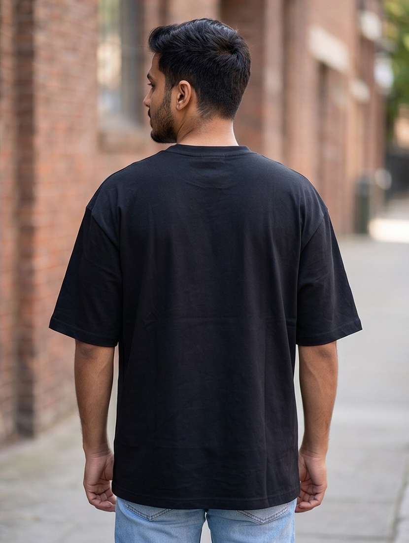 men placement print short sleeve oversized t-shirt - 22502560 -  Standard Image - 1