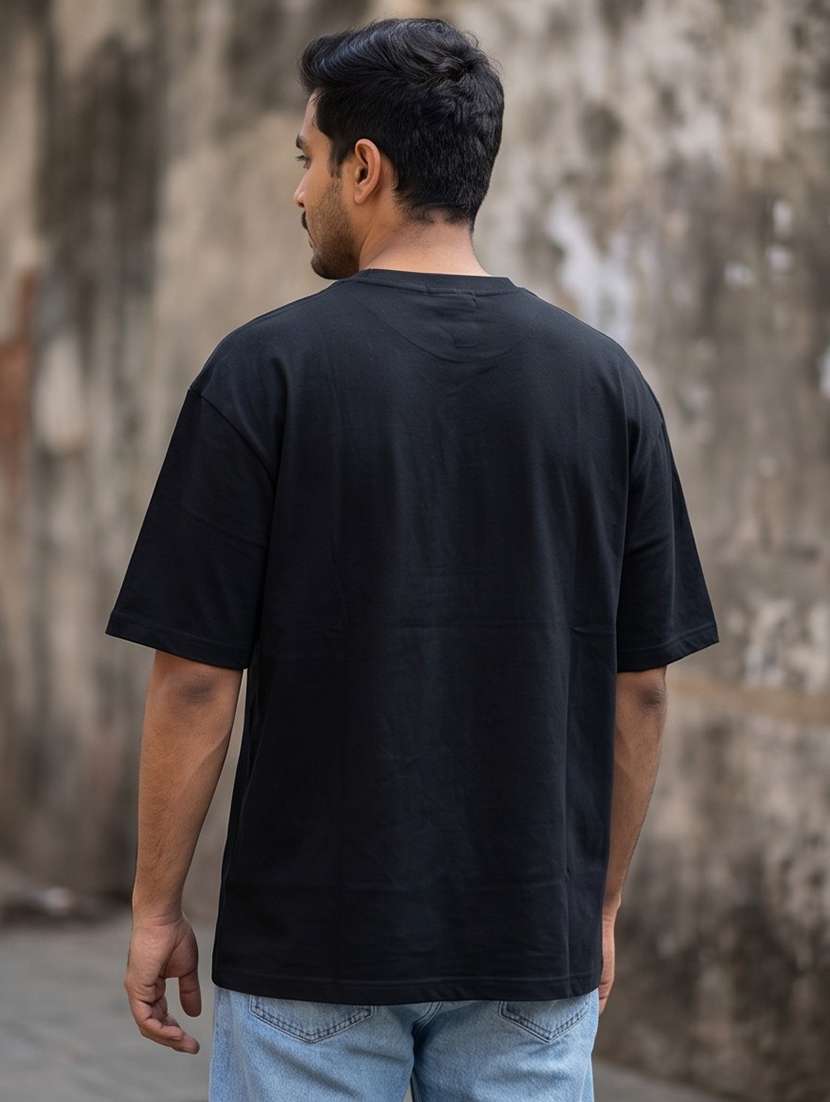 men embroidered short sleeve oversized t-shirt - 22502567 -  Standard Image - 1