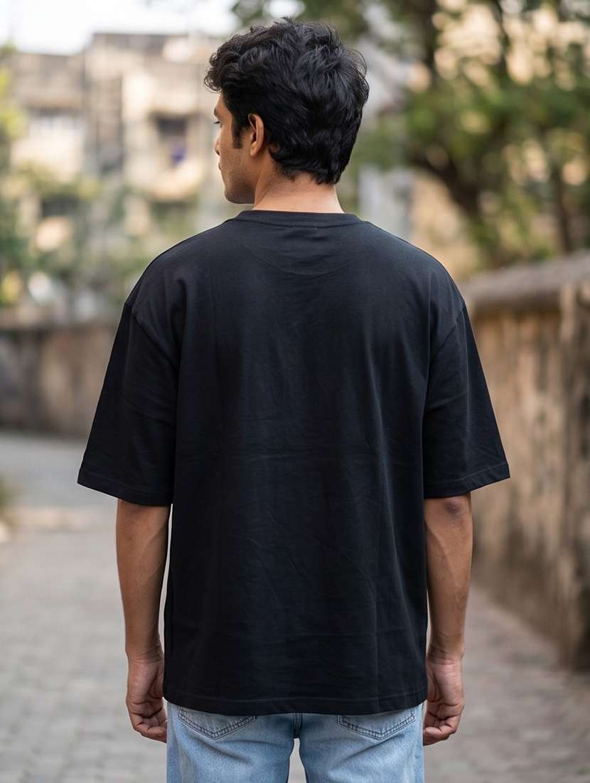 men embroidered short sleeve oversized t-shirt - 22502569 -  Standard Image - 1