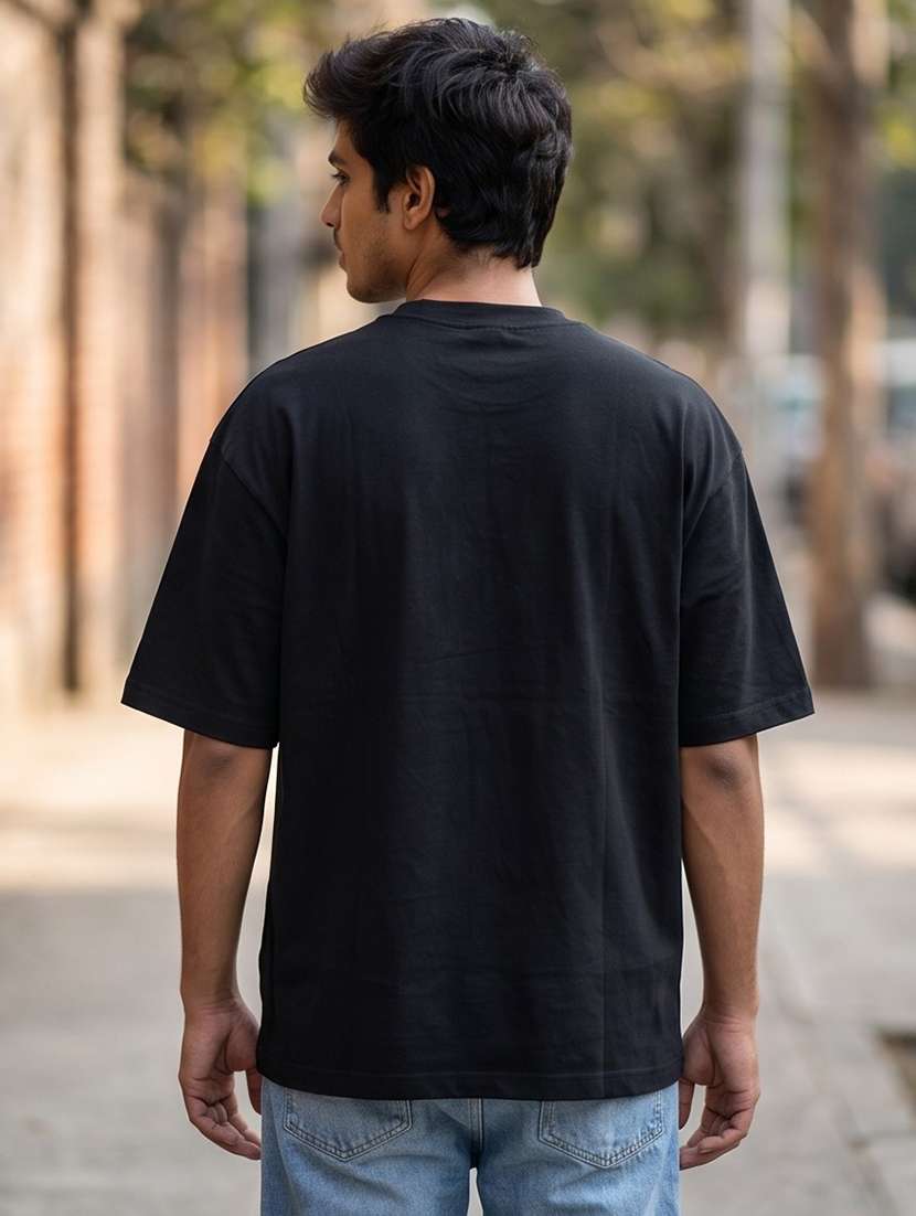men embroidered short sleeve oversized t-shirt - 22502570 -  Standard Image - 1