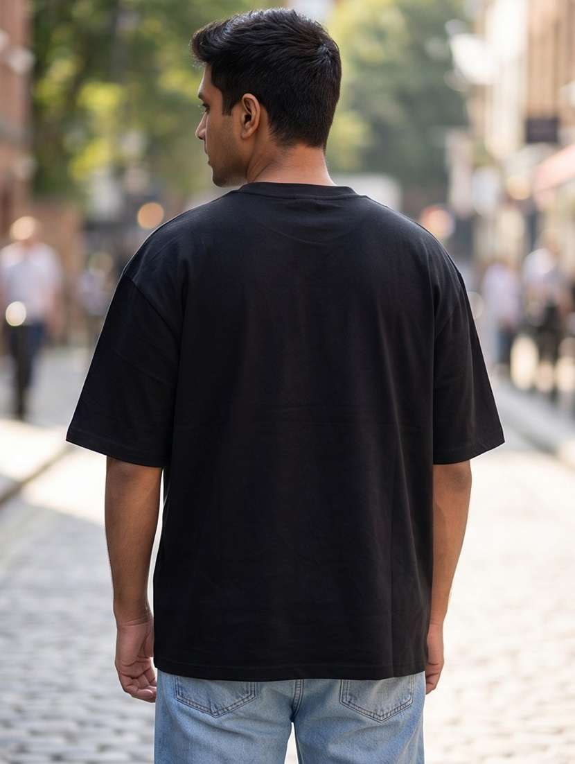 men embroidered short sleeve oversized t-shirt - 22502571 -  Standard Image - 1