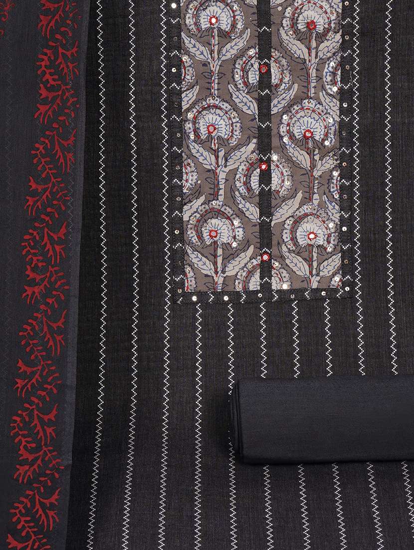 women self design unstitched suit set - 22502598 -  Standard Image - 4