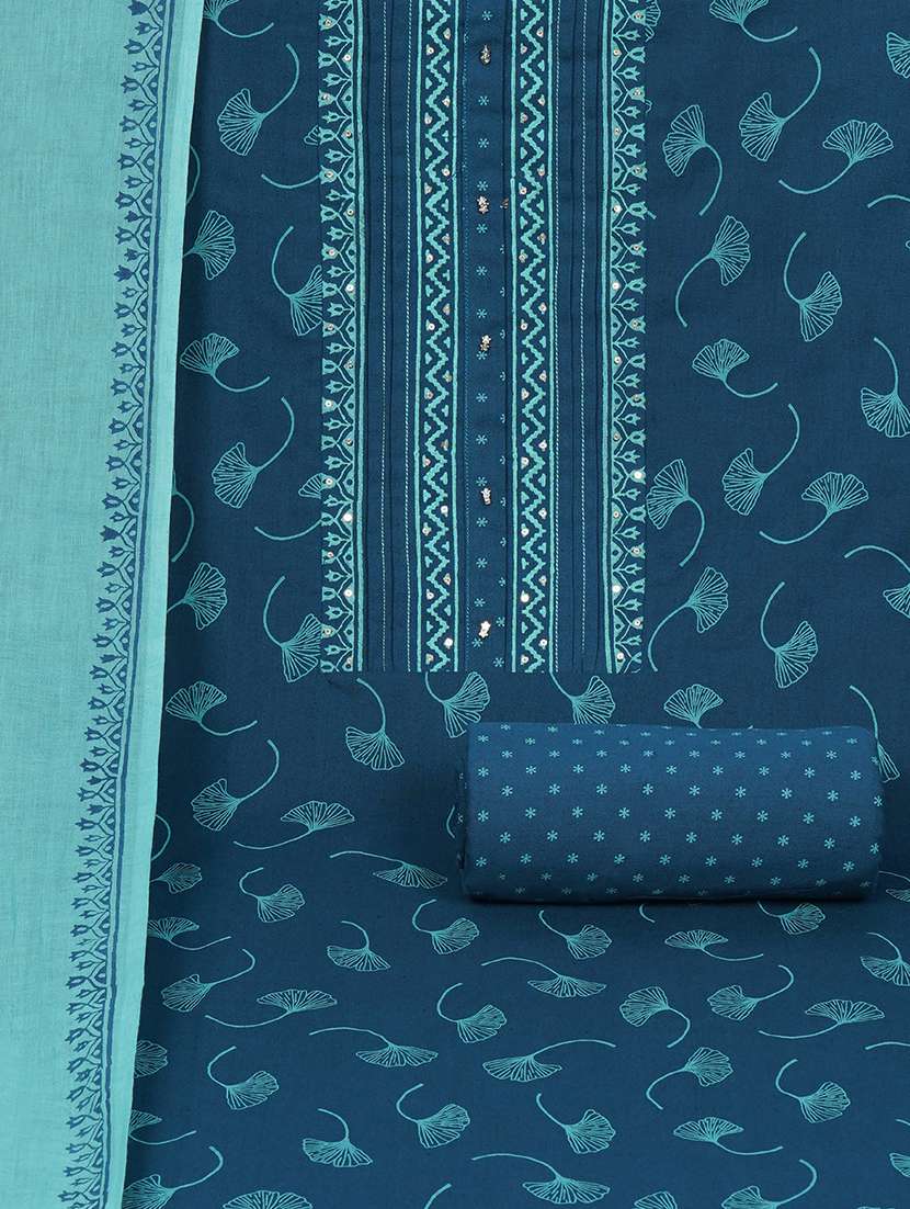 women printed unstitched suit set - 22502610 -  Standard Image - 4