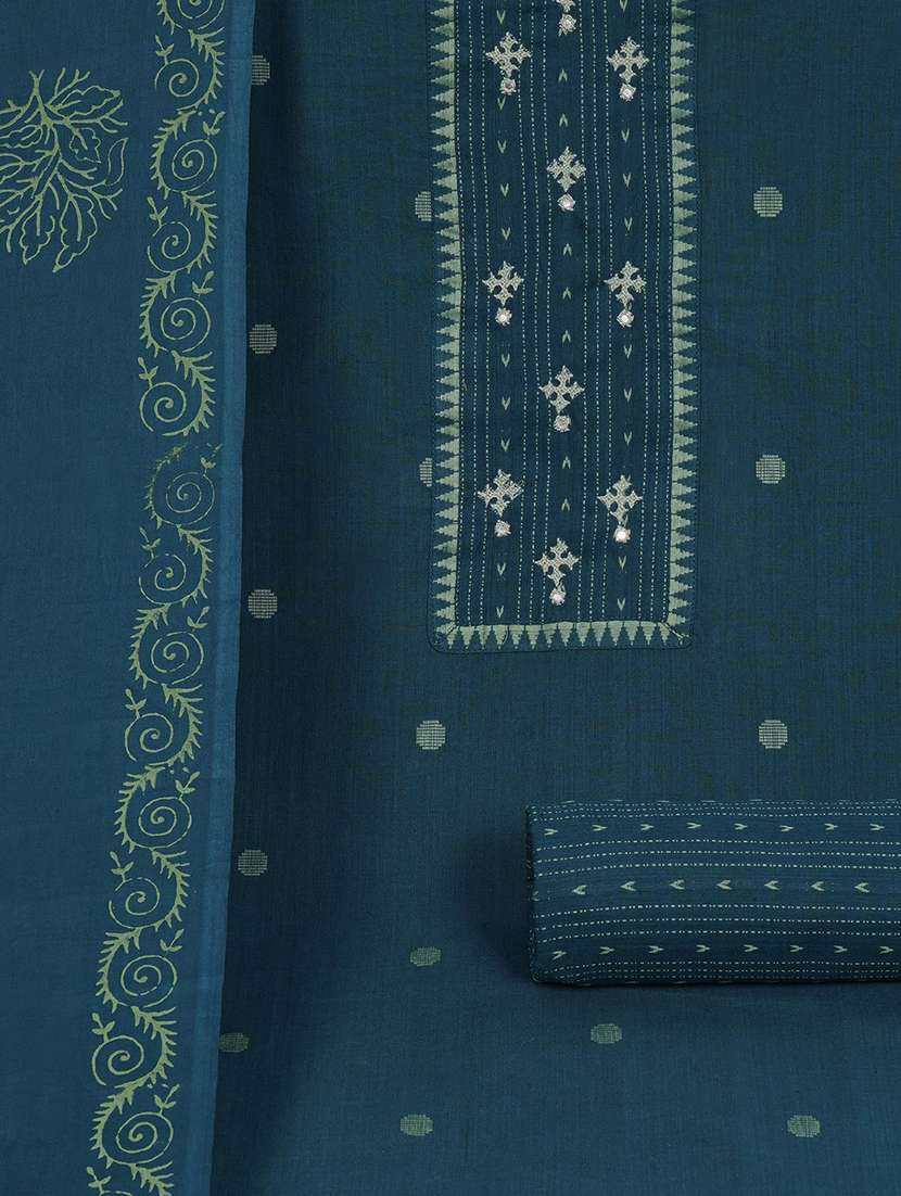 women self design unstitched suit set - 22502611 -  Standard Image - 4