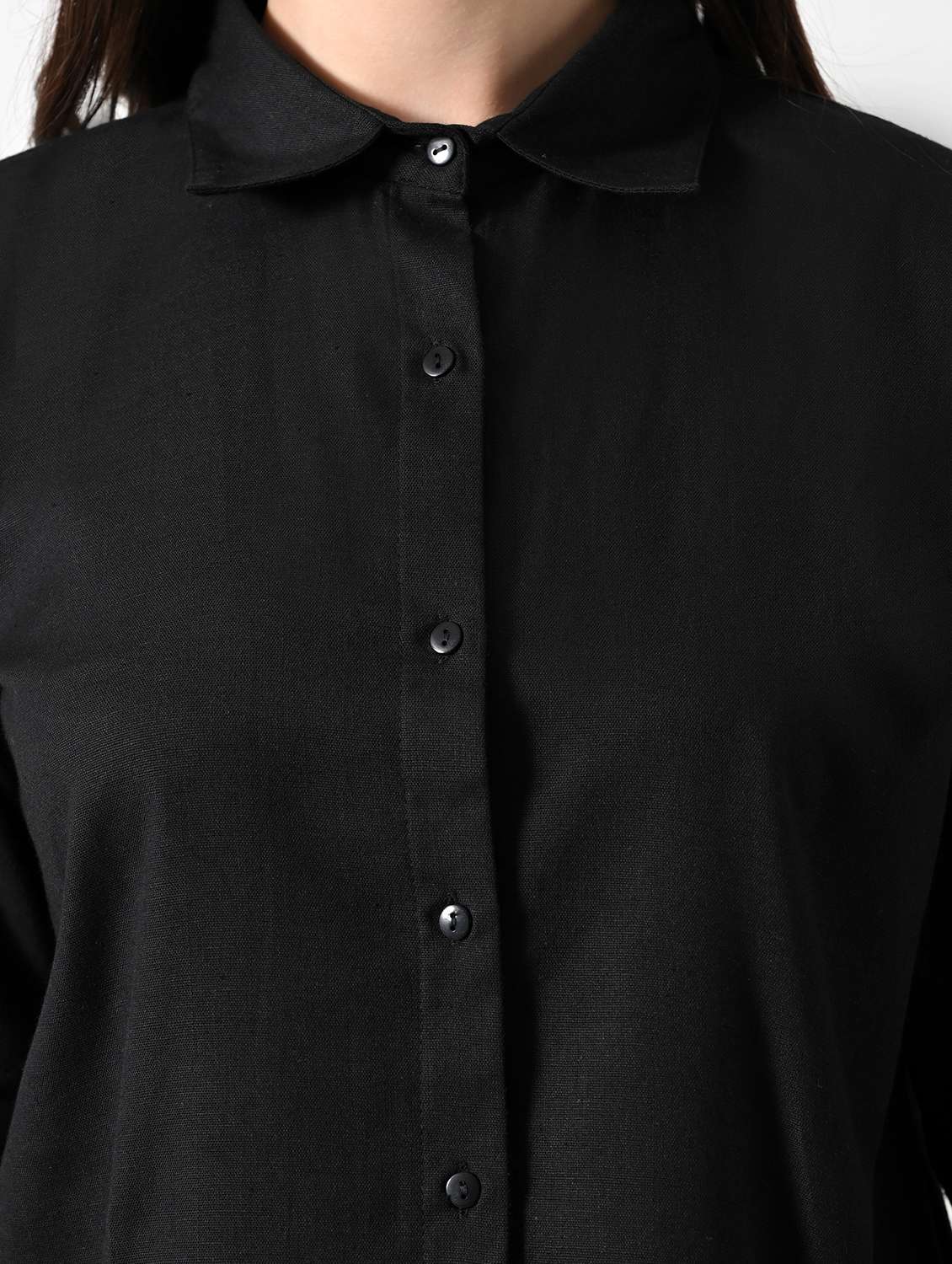 women solid long sleeves shirt - 22502622 -  Standard Image - 1